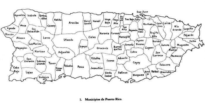 Mapa cacical de puerto rico